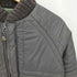 ディーゼル DIESEL 90-00s キルティングクロス デザイン ジップアップ ニットリブ ナイロンパファージャケット Y2K レディース S