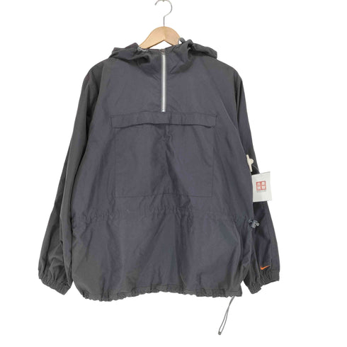 ナイキ NIKE 00s 袖スウォッシュ刺繍ハーフジップジャケット メンズ M