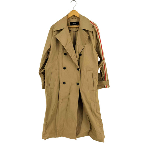 ザラ ZARA サイドライントレンチコート レディース import:L