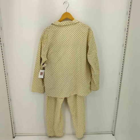 VEB Eichsfelder Bekleidungswerke 70-80s 総柄デザイン パジャマシャツ パジャマパンツ セットアップ メンズ