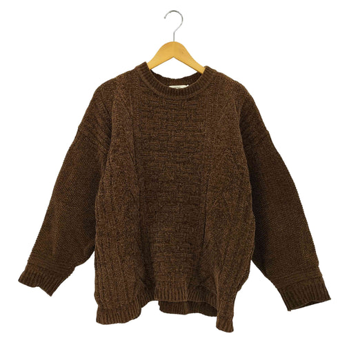 ヤシキ yashiki 総柄デザイン クルーネックニット セーター メンズ 3