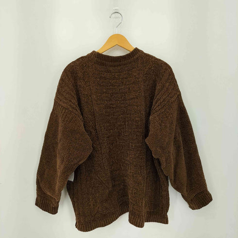 ヤシキ yashiki 総柄デザイン クルーネックニット セーター メンズ 3