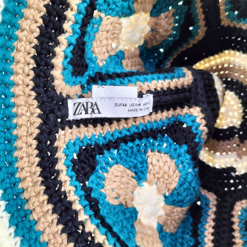 ザラ ZARA クロシェニットハット レディース