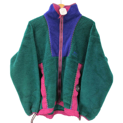 ヘリーハンセン HELLY HANSEN ロゴ 刺繍 ネイティブパイピング ライン マルチカラー フルジップ フリース ジャケット メンズ import:M