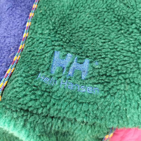ヘリーハンセン HELLY HANSEN ロゴ 刺繍 ネイティブパイピング ライン マルチカラー フルジップ フリース ジャケット メンズ import:M