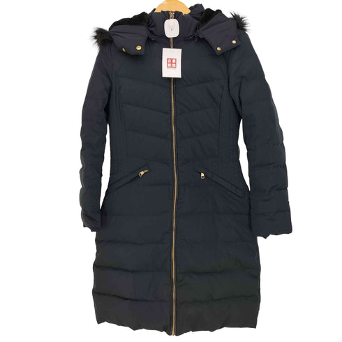 ザラ ZARA フェイクファー ロング ダウンコート レディース import:M