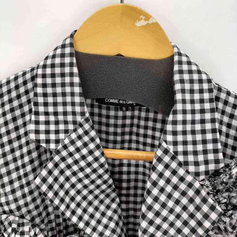 トリココムデギャルソン tricot COMME des GARCONS AD2000 ノースリーブギンガムチェックブラウス レディース JPN:S
