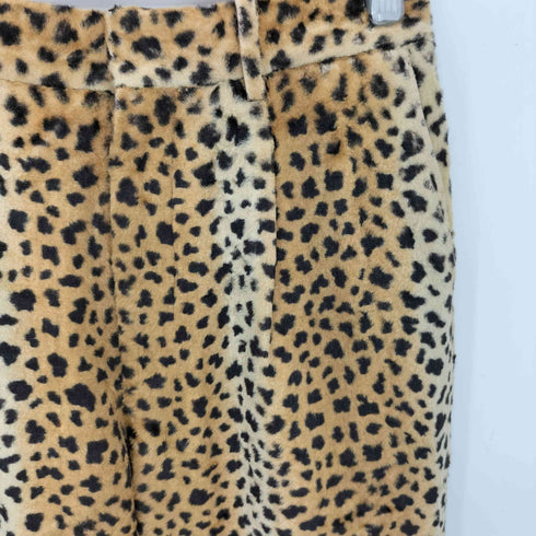 VOT レオパード柄 タックデザイン ストレートスラックスパンツ Y2K メンズ 42