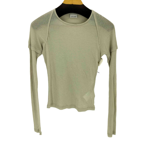LOWCLASSIC デザインクルーネックL/S カットソー レディース JPN:S