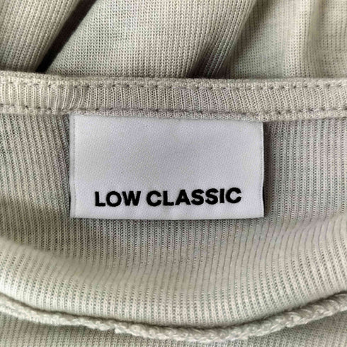 LOWCLASSIC デザインクルーネックL/S カットソー レディース JPN:S