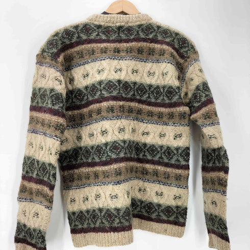 エルエルビーン L.L.Bean 80-90S ノルディック柄 フェアアイル ウール ニット セーター メンズ import:M
