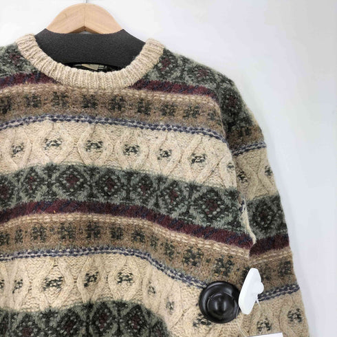 エルエルビーン L.L.Bean 80-90S ノルディック柄 フェアアイル ウール ニット セーター メンズ import:M