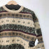 エルエルビーン L.L.Bean 80-90S ノルディック柄 フェアアイル ウール ニット セーター メンズ import:M