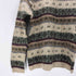 エルエルビーン L.L.Bean 80-90S ノルディック柄 フェアアイル ウール ニット セーター メンズ import:M