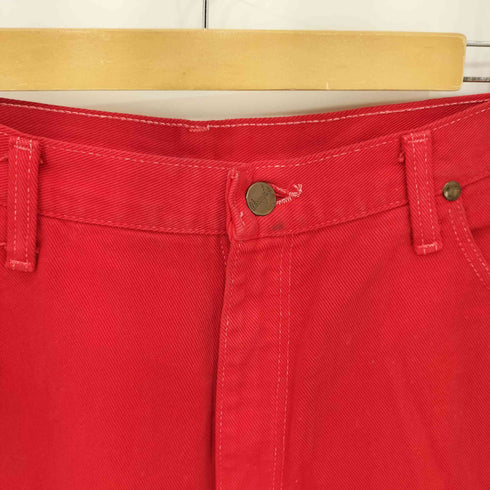 ラングラー Wrangler カットオフ ワイドデニムパンツ メンズ