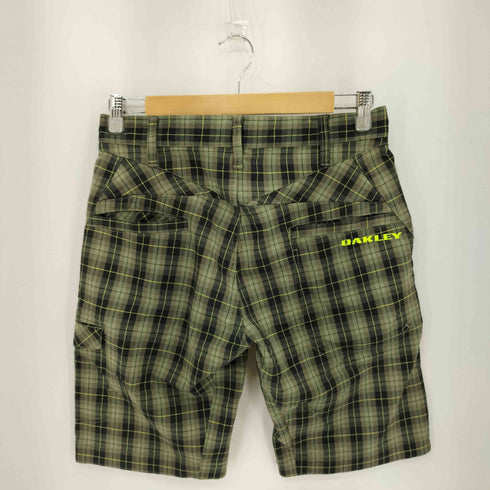 オークリー OAKLEY チェック柄 ロゴ刺繍 ショートパンツ メンズ 32