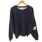 ベンデイビス ホワイトラベル BEN DAVIS WHITELABEL Sheer sweater レディース FREE