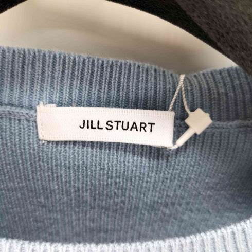 ジルスチュアート JILLSTUART バイカラーフリルニットトップス レディース FREE