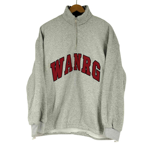 フロントロゴ ハーフジップスウェット メンズ import:XL