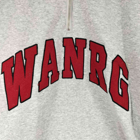 フロントロゴ ハーフジップスウェット メンズ import:XL