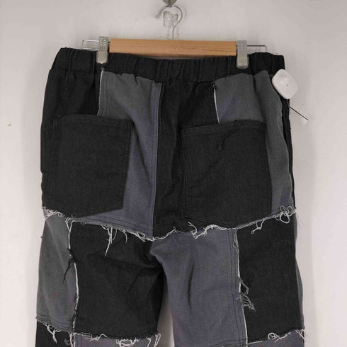 プニュズ PUNYUS パッチワークデニムフレアパンツ レディース JPN:3