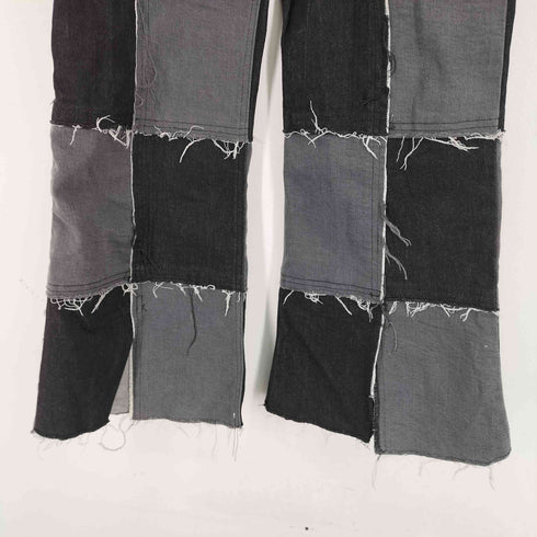 プニュズ PUNYUS パッチワークデニムフレアパンツ レディース JPN:3