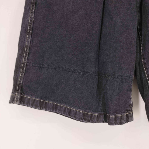 ベルシュカ BERSHKA ワイドブラックデニムショーツ メンズ 40