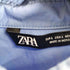 ザラ ZARA L/S コットンシャツ レディース import:L