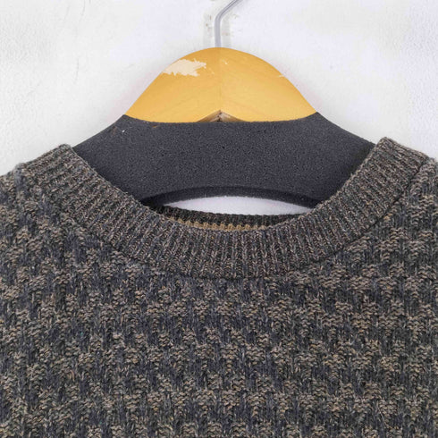 BILLBLASS MADE IN USA アクリル混 コットンクルーネックニット メンズ import:L