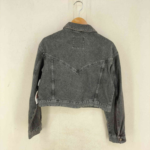 ザラ ZARA デニムショートジャケット トラッカー レディース import:M