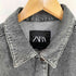 ザラ ZARA デニムショートジャケット トラッカー レディース import:M