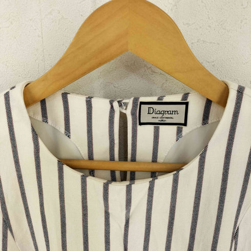 ダイアグラムグレースコンチネンタル Diagram GRACE CONTINENTAL ストライプワンピース レディース JPN:38