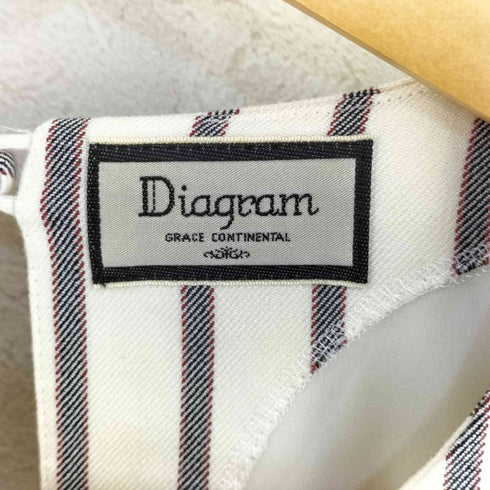 ダイアグラムグレースコンチネンタル Diagram GRACE CONTINENTAL ストライプワンピース レディース JPN:38