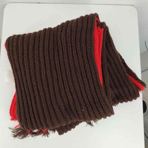 レイビームス Ray BEAMS 2トーン リブ ロング マフラー レディース