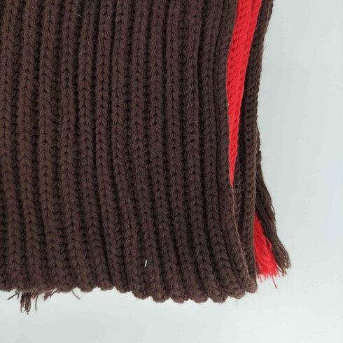 レイビームス Ray BEAMS 2トーン リブ ロング マフラー レディース