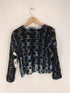 ワイズ Ys HOUNDTOOTH DOTS TULLE CROPPED ROUND NECK T レディース 2