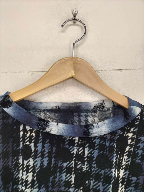 ワイズ Ys HOUNDTOOTH DOTS TULLE CROPPED ROUND NECK T レディース 2