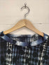 ワイズ Ys HOUNDTOOTH DOTS TULLE CROPPED ROUND NECK T レディース 2