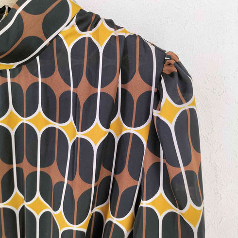 ザラ ZARA 総柄ワンピース レディース import:S