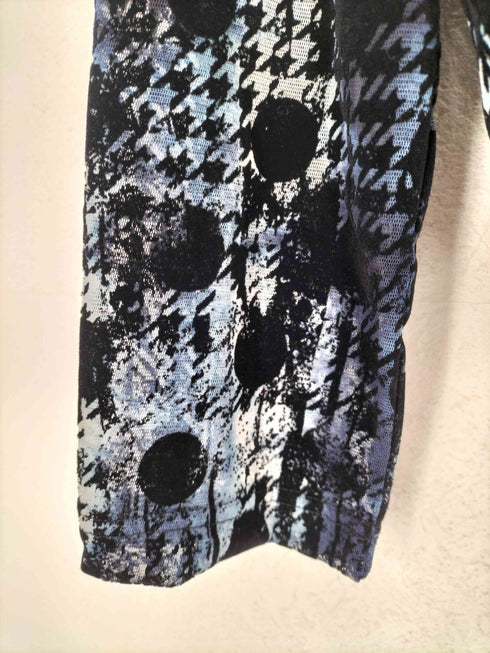 ワイズ Ys HOUNDTOOTH DOTS TULLE CROPPED HIGH-NECK T メンズ 2