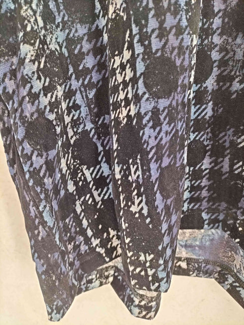 ワイズ Ys HOUNDTOOTH DOTS TULLE CROPPED HIGH-NECK T メンズ 2