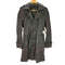 バーバリーブラックレーベル BURBERRY BLACK LABEL ラムレザートレンチコート メンズ import:M