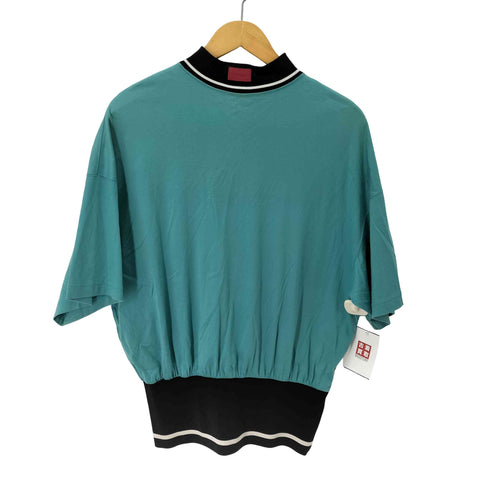 ネオンサイン NEON SIGN 17SS リブデザイン コットンtシャツ メンズ JPN:2