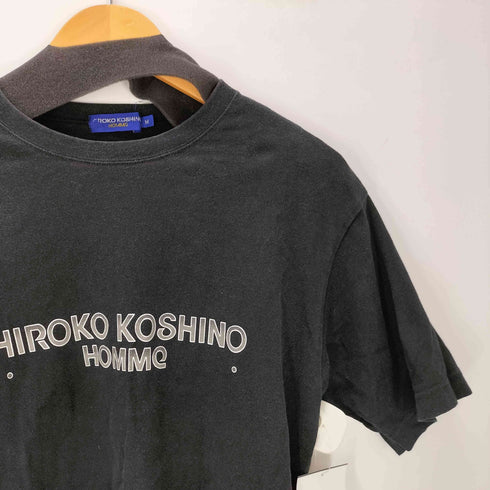 ヒロココシノオム HIROKO KOSHINO HOMME プリント ロゴ Tシャツ メンズ JPN:M