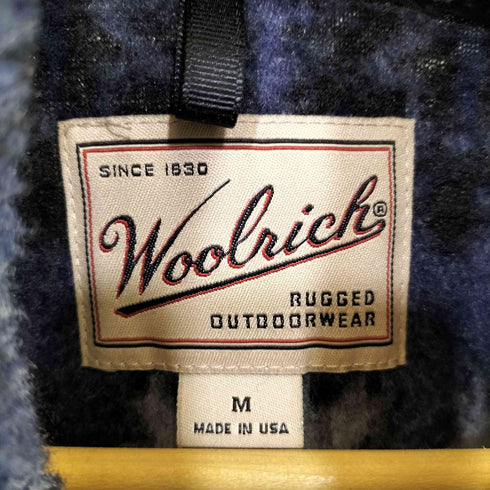 ウールリッチ WOOLRICH USA製 フリースプルオーバー メンズ import:M
