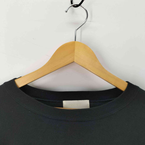 ネオンサイン NEON SIGN ロゴ刺繍 クロップド丈 コットン100 長袖 Tシャツ レディース JPN:44