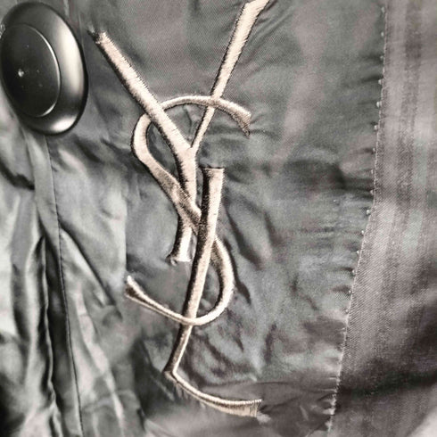 イヴサンローラン Yves Saint Laurent rive gauche 2B ピークドラペルストライプセットアップ メンズ 46