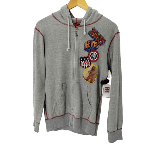 ヒステリックグラマー HYSTERIC GLAMOUR ワッペンデザイン ジップアップパーカー レディース FREE