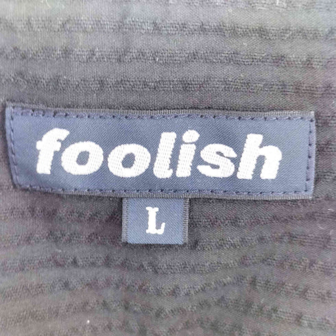 FOOLISH AdRoCk2 オープンカラーシャツ メンズ import:L