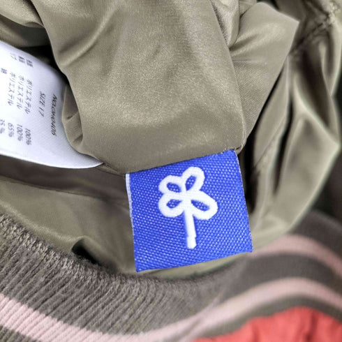 アズノゥアズドゥバズ as know as de base 花柄 サボテン 刺繍 リバーシブル ブルゾン ジャケット スカジャン レディース 17